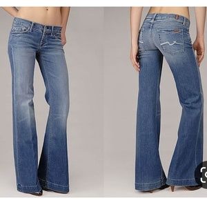 🌈7FAM Low Rise GINGER celeb jeans petite